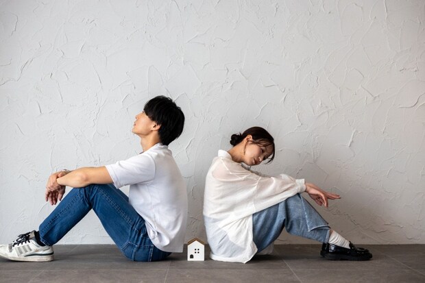 落ち込む　夫婦