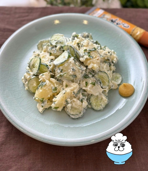 定番【ポテサラ】ここまでおいしくなる！？最初の一口で「うまっ」絶品レシピに1500いいね