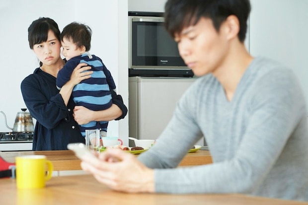 スマホ　男性