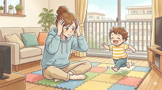 1歳半の足音に苦情…アパート3階で身を潜める親子 ｜響き渡る足音と消えない罪悪感