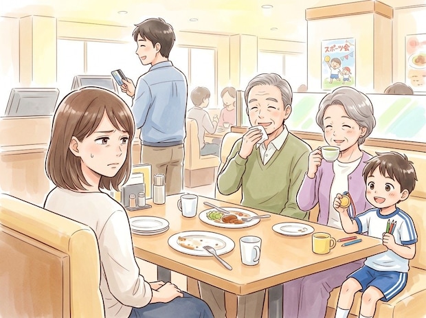 「見に来てやった」感にモヤモヤ→運動会後の食事は子世帯持ち？夫婦で話してわかった【価値観の違い】