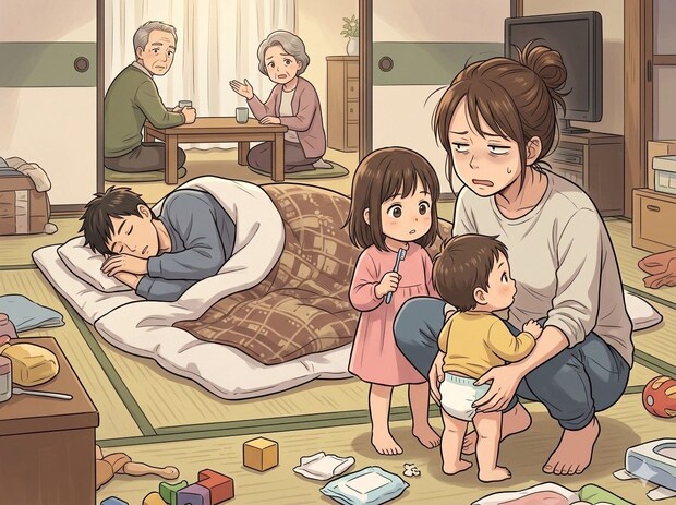 義実家で夫が両親に嫁の愚痴「こいつ…」→【完全アウェー】で孤独を感じる妻の知られざるホンネ