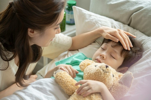 【尊い】発熱中の3歳児のかわいい反応に699いいね「可愛いねぇ」