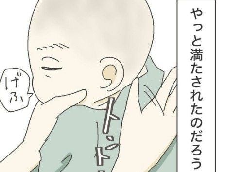 「やっと満たされた」ミルクを飲んですぐ眠りについた息子｜できなかった母乳育児