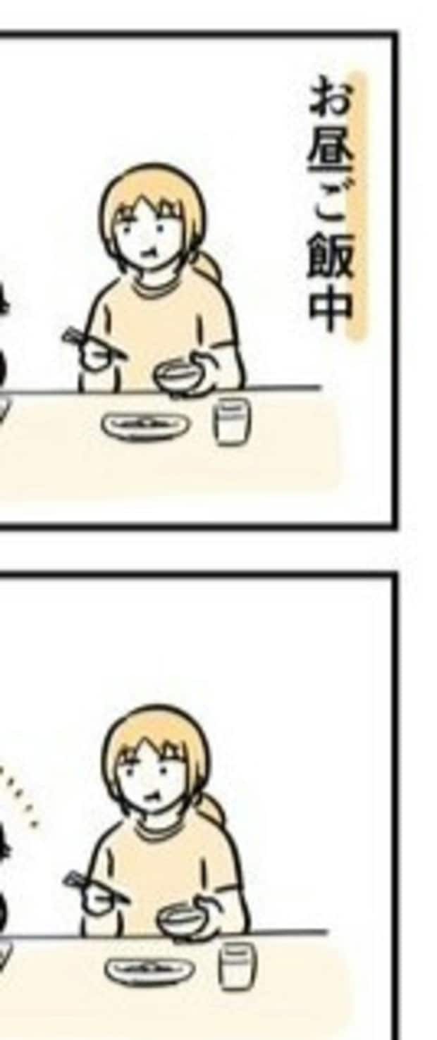【おいしい時の儀式】あまりにカワイイ食事中のルーティンに4.6万いいね「偉い〜」「ハッピー儀式」