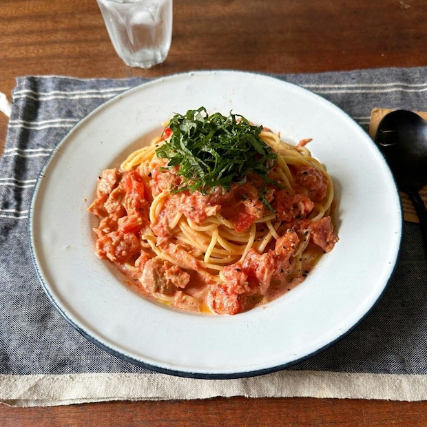【作業時間5分】和えるだけ“トマトツナクリームパスタ”レシピに3.3万いいね「マっっジで美味い！」「夏重宝しそう」