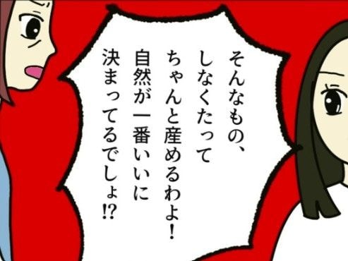 「自然がいいに決まってる！」どうしても認めない母親に自分の決意を伝える｜無痛分娩はダメですか？