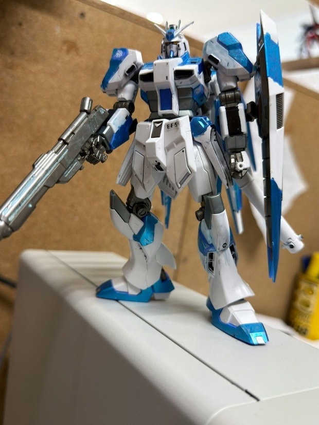 コツコツ作って完成しました！小2が作ったガンプラに4,100いいね「素晴らしいです！」「頑張った！偉い！」