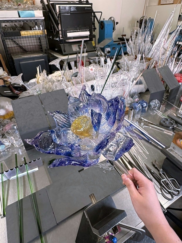ガラス細工9か月目→美しすぎる花のガラス細工にうっとり18万いいね「才能すぎる」「繊細すぎて綺麗」