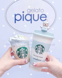 「初コラボがかわいすぎます♡」【スタバ×ジェラートピケ】見つけたら迷わず即ゲット！