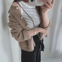 「この1枚が冬まで大活躍！」【GU】神カーディガンは色・柄・デザインがおしゃれ！