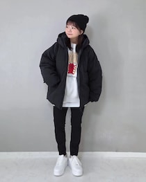 【GU】年末祭開催中の今こそ欲しい！すっきり着られるウォームパデッドパーカが最強すぎる！