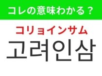 【韓国グルメ編】韓国の健康食品として有名なあの食材！「고려인삼（コリョインサム）」の意味は？