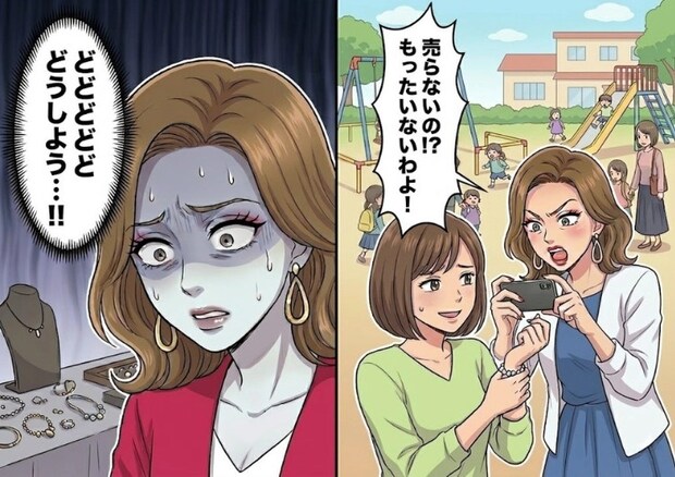「真似するだけで簡単に金儲け！チョロいわ～w」他人のデザインを丸パクリ！？悪徳ママ友が盗作アクセサリーを販売。止めようと販売会場へ行くと⇒「どどどどうしよう！」顔面蒼白で慌てた様子で・・・