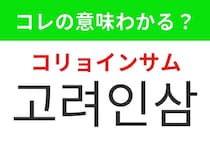 【韓国グルメ編】韓国の健康食品として有名なあの食材！「고려인삼（コリョインサム）」の意味は？