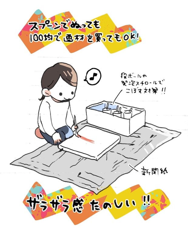 凸凹感が楽しい！【テクスチャーアート】でちょっと変わったお絵描きを楽しもう♪