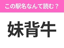 【駅名クイズ】「妹背牛」はなんて読む？北海道にある駅です！