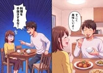 「こんなに美味しい料理が作れるなんて俺の妻は天才だ♡」手料理を絶賛してくれる夫。味付けに“めんつゆ”を使用したことを伝えると⇒「はぁ！？手抜きかよ！」なぜか大激怒されてしまい・・・
