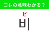 【韓国生活編】傘が欠かせない天気！「비（ピ）」の意味は？