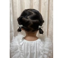 「じいじやばあばに会う日はおしゃれにキメたい！」帰省の日の簡単キッズヘアアレンジ＜すずちゃんのヘアアレンジ講習＞