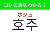 【韓国生活編】 美しい自然が広がる国！「호주（ホジュ）」の意味は？