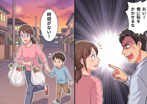 「今から後輩を連れて帰るからご馳走でもてなせ！」夫から突然の連絡！時間がない中、レトルトを駆使してなんとか準備するが⇒「おい！俺に恥をかかせるな！」一方的に罵倒されてしまい・・・