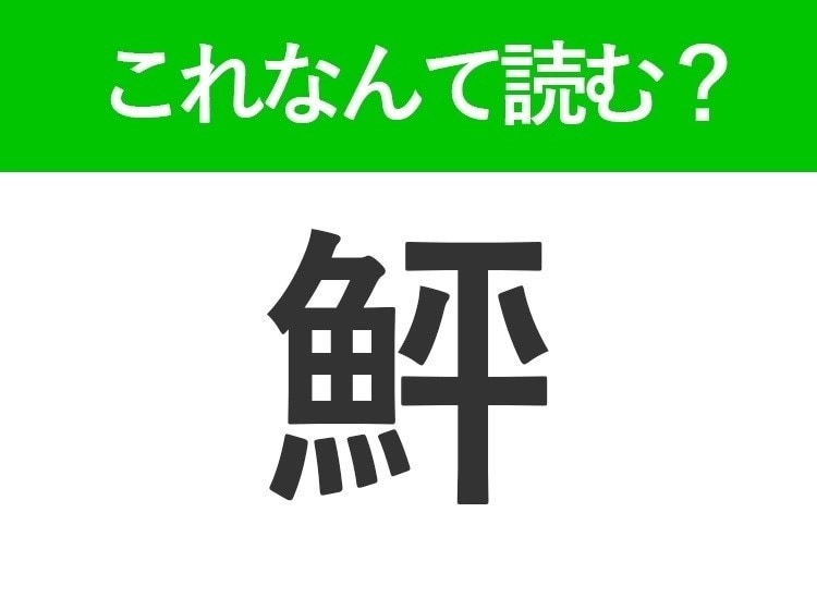 【鮃】はなんて読む?冬が旬の魚を表す難読漢字