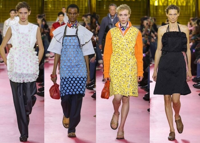 ミュウミュウの2026年春夏コレクションの主役は「エプロン」