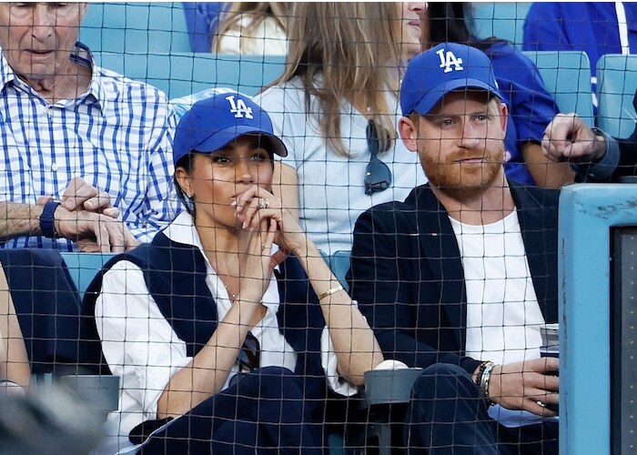 メーガン妃が大谷翔平所属のドジャースの応援に! ヘンリー王子と仲良くワールドシリーズ観戦