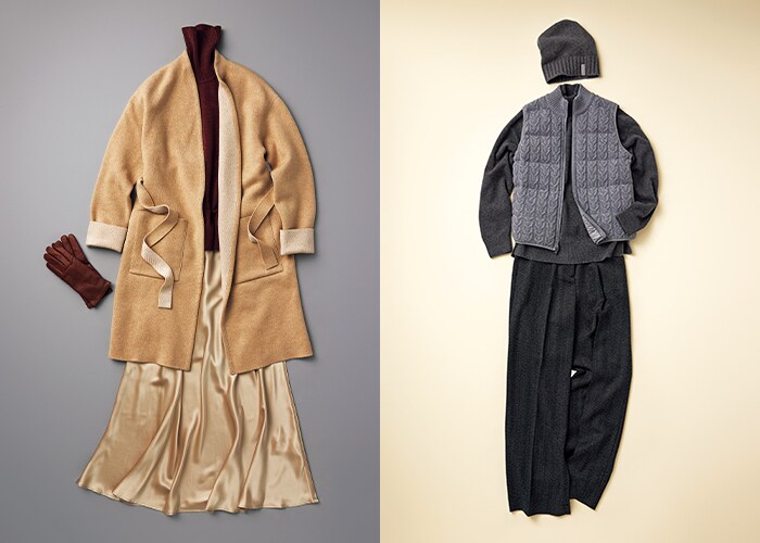 冬の静寂と温もりを優雅にまとう「ファルコネーリ」の上質なレイヤード