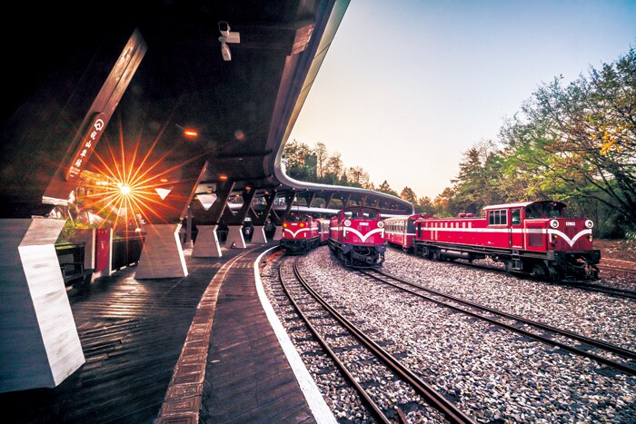 台湾 阿里山林業鉄道「祝山駅」