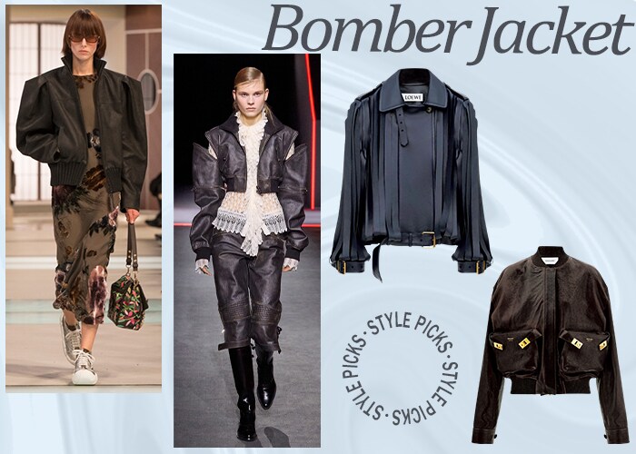 エレガントにまとうボンバージャケット