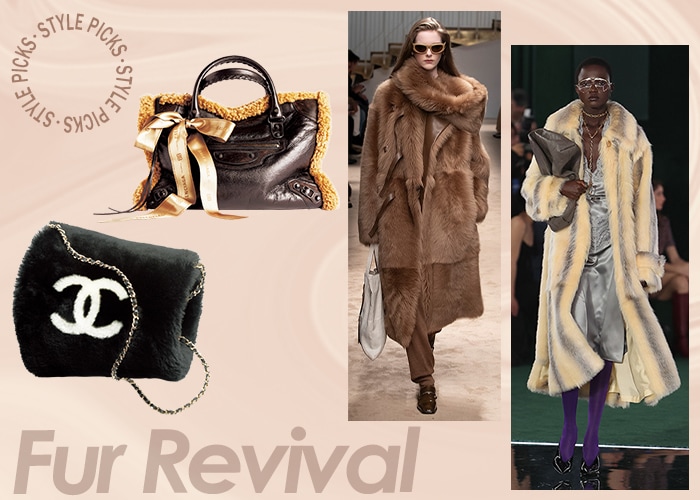 大胆に魅せるファーがこの冬の主役