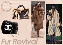 大胆に魅せるファーがこの冬の主役