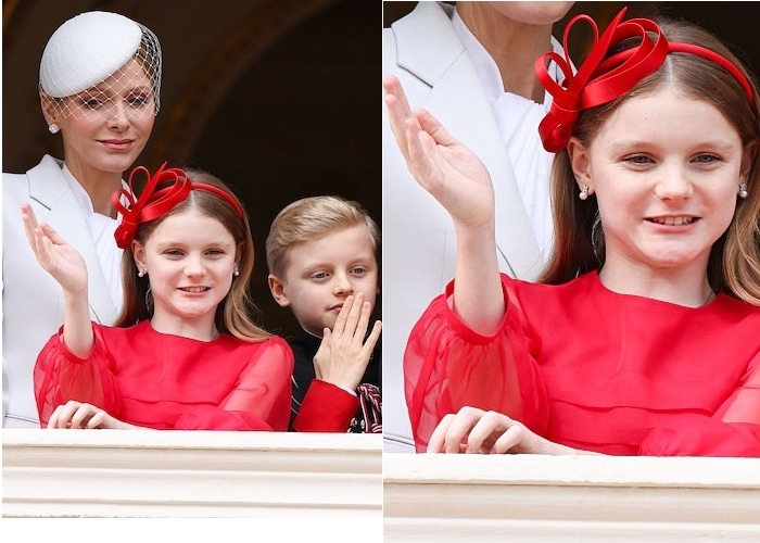 モナコ・シャルレーヌ公妃の娘ガブリエラ公女、母も顔負けのロイヤルファッションが注目の的に!