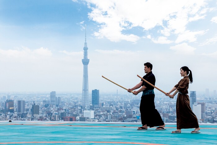 星のや東京　天空朝稽古