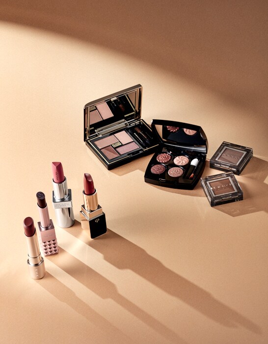 秋メイク アイシャドウ リップ