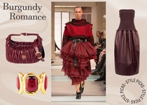 この秋はバーガンディにときめく