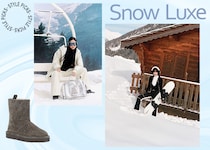 雪上で楽しむ冬のエレガンス