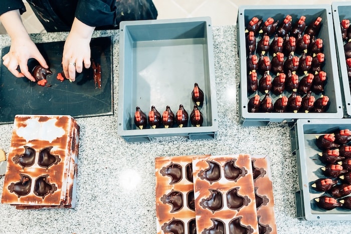 チョコレート、デザートワークショップ、ベルギー、ブリュッセル