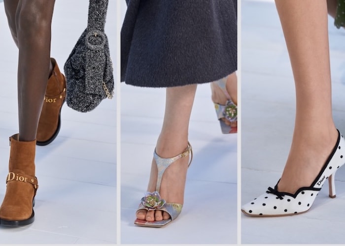 ディオール2026-27年秋冬コレクションで発表されたシューズ