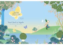 ヴァン クリーフ＆アーペル、春の訪れを祝福する没入型インスタレーション開催。東京・丸の内仲通りで3月20日から