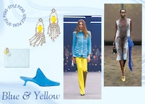 モダンに魅せるブルー＆イエロー