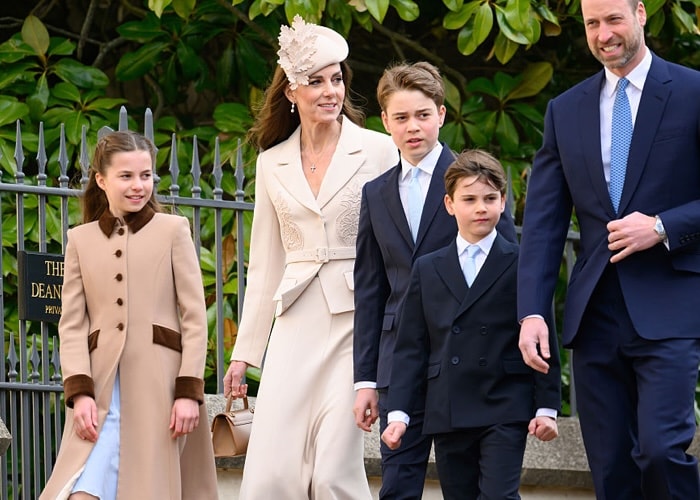 英・シャーロット王女、母キャサリン皇太子妃とリンクしたイースター礼拝での「着まわしルック」が話題に