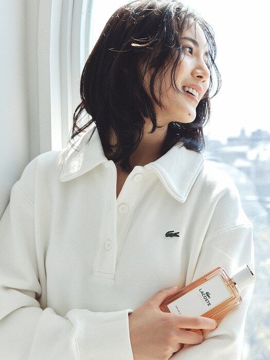 藤井夏恋　ラコステ オリジナル ファム オードパルファム