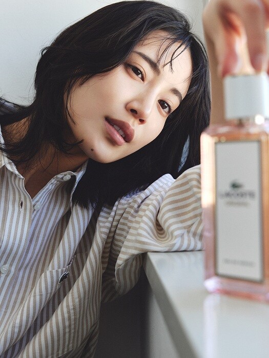 藤井夏恋　ラコステ オリジナル ファム オードパルファム