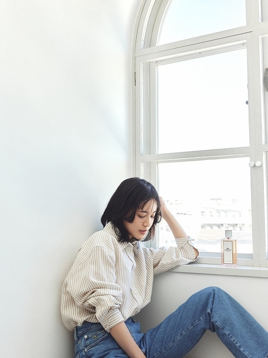 藤井夏恋　ラコステ オリジナル ファム オードパルファム